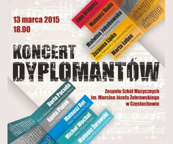 Koncert Dyplomantów ZSM w Częstochowie